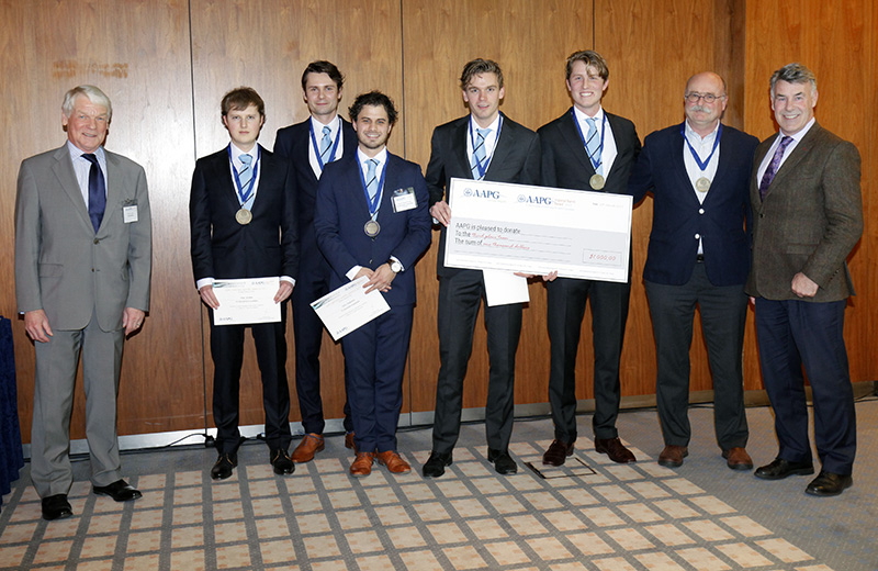 AAPG Europe Region 3rd Place Winners VU University Amsterdam