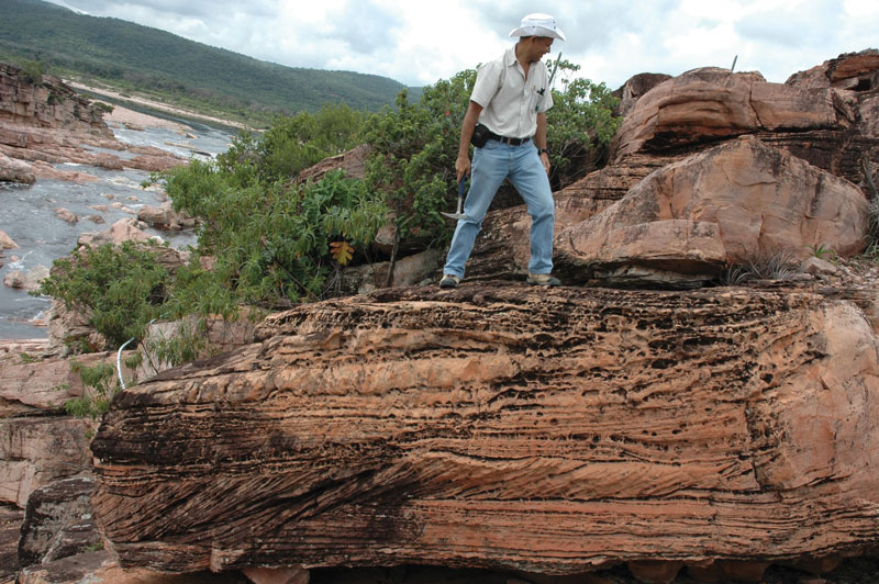 Brazil may be best known for the Amazon and exotic coastal regions, but its onshore geology can be spectacular, too – including the Chapada Diamantina area, shown here, featuring siliciclastic rocks of Middle Proterozoic age.