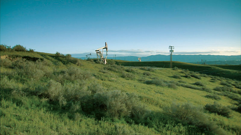 Occidental Petroleum recently announced a major new discovery “somewhere” in Kern County, California. Above, pumping units at Oxy’s Elk Hills field near Bakersfield. Photo courtesy of Occidental Petroleum.