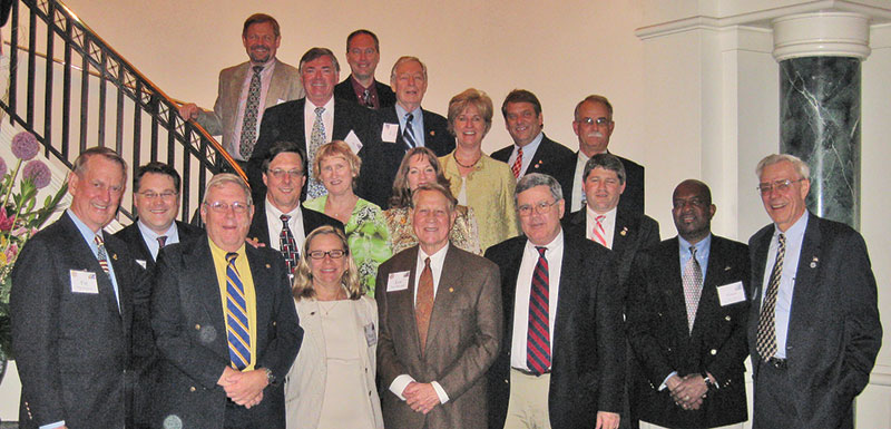 The contingent of AAPG participants gathers during Geosciences Congressional Visits Day in Washington, D.C. 