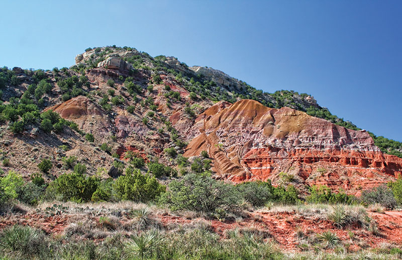 Palo Duro Canyon State Park, near Canyon, Texas, will be the site of the inaugural Mid-
Continent Section’s biennial field conference this fall. Photo courtesy of Flickr.com.