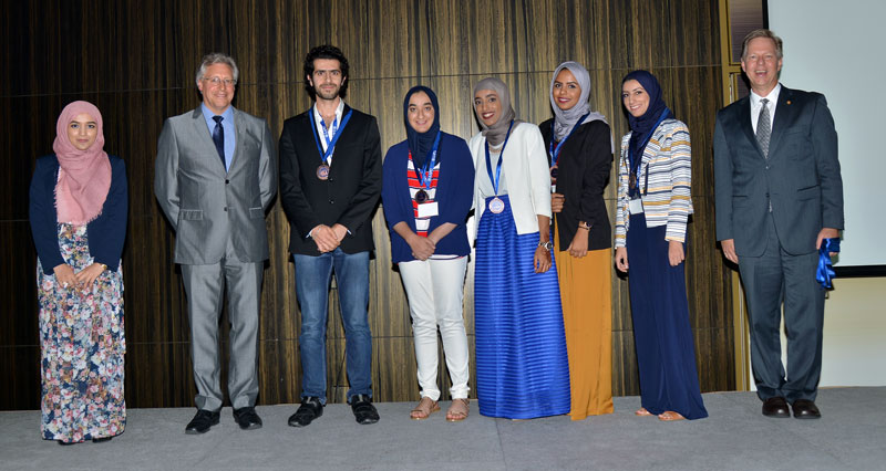 3rd Place: German University of Technology in Oman (Muscat, Oman), led by Mrs. Haufa Al Salmi and Dr. Wiekert Visser