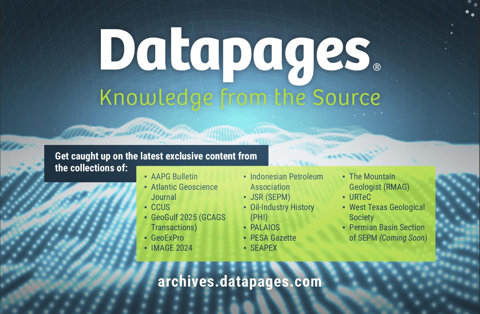 energy market datapages