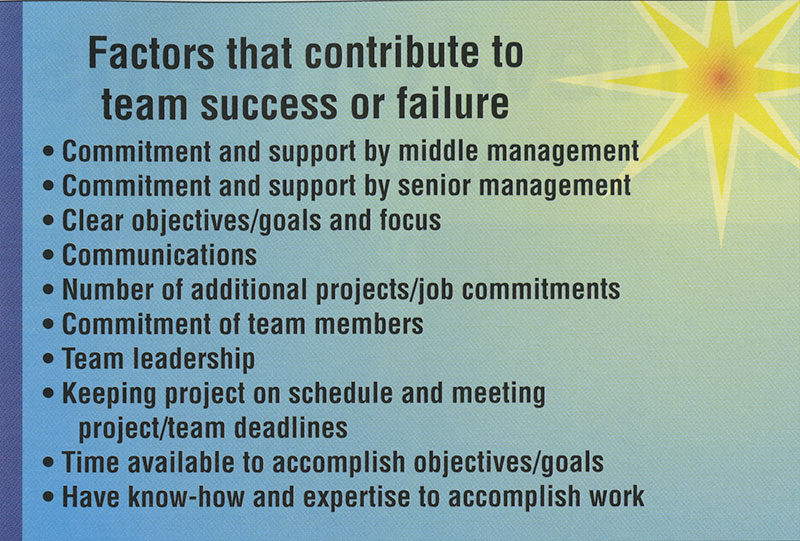 Managers Key to Team Success