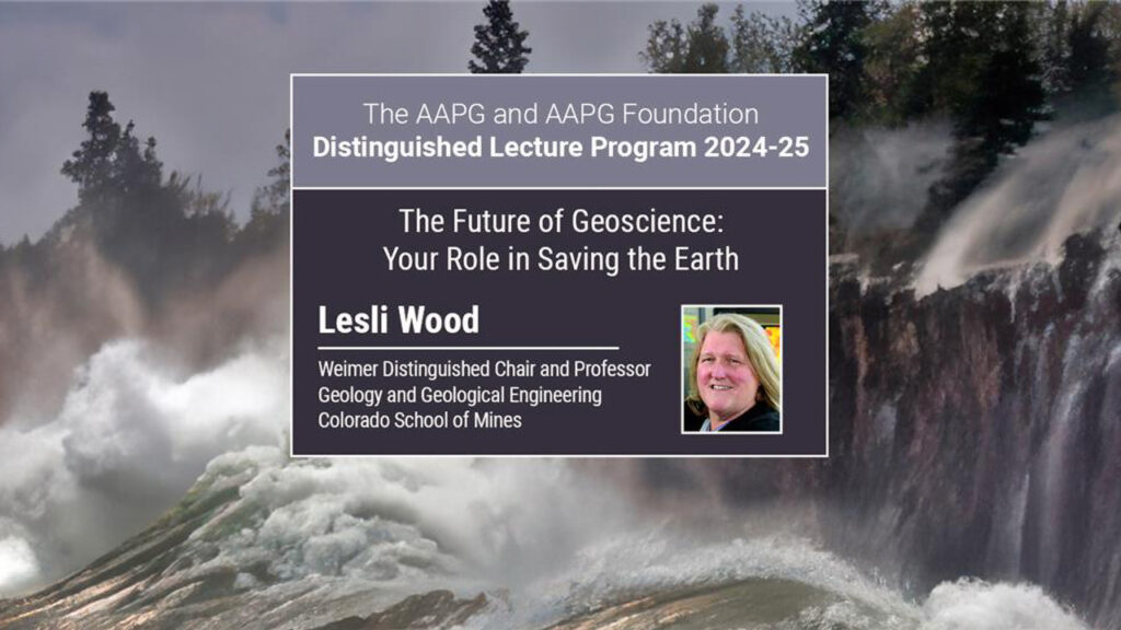 Lesli Wood – The Future of Geoscience: Your role in saving the Earth