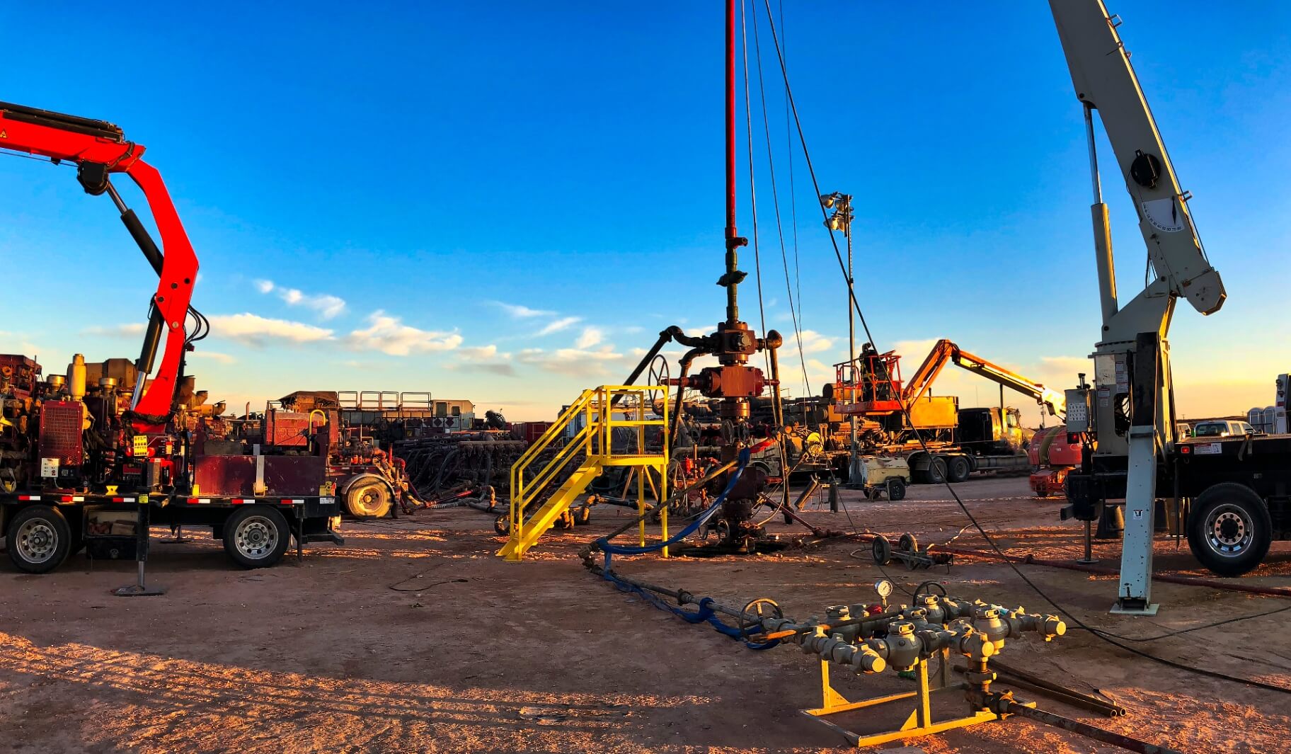 Wellhead at Sunrise